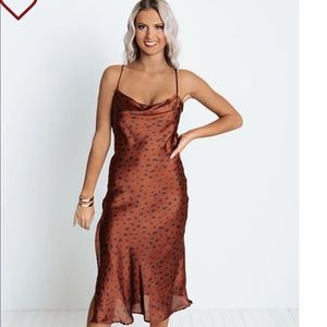 Midi Cowl Necked Dress